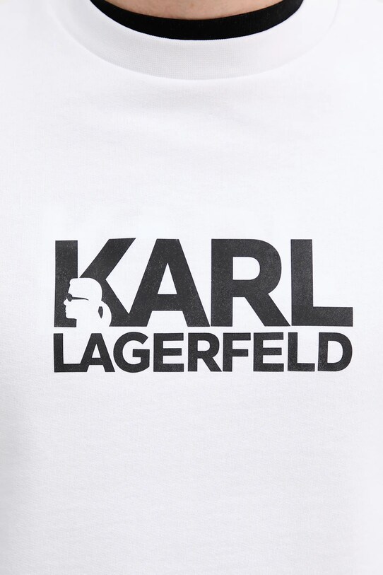 Bavlnená mikina Karl Lagerfeld 553917.705091 biela