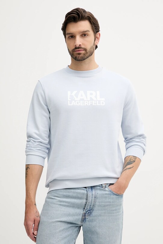 Karl Lagerfeld pamut melegítőfelső pamut kék 553917.705091