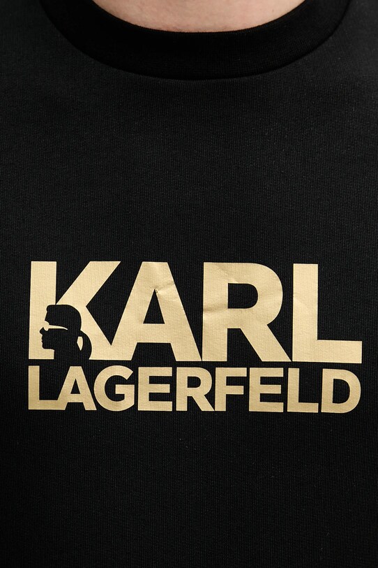 Karl Lagerfeld hanorac din bumbac negru 553917.705091