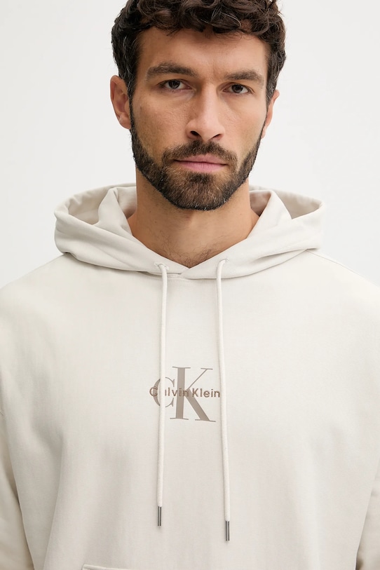 Oblečenie Mikina Calvin Klein Jeans LV04RC281G krémová