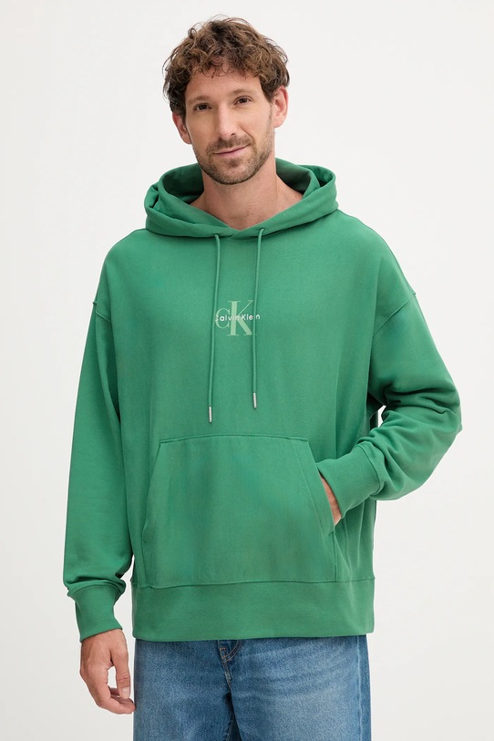 Кофта Calvin Klein Jeans с капюшоном зелёный LV04RC281G