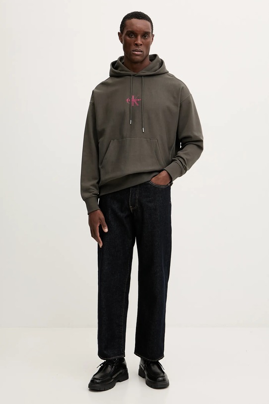 Calvin Klein Jeans felső LV04RC281G szürke AW25