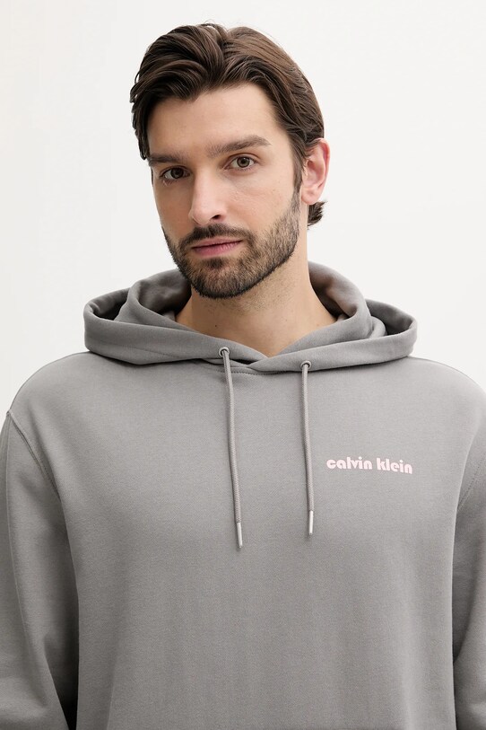 Îmbrăcăminte Calvin Klein Jeans bluză LV04RC293G gri