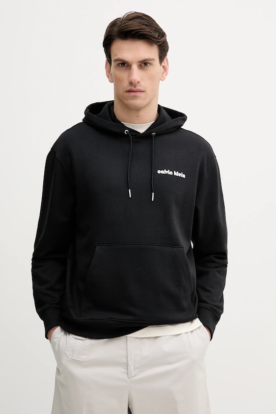 Calvin Klein Jeans bluza nadruk czarny LV04RC293G