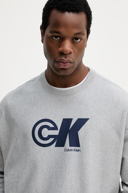 Μπλούζα Calvin Klein Jeans γκρί LV04RC840G