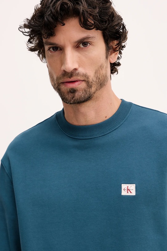 Calvin Klein Jeans bluza turkusowy LV04RC273G