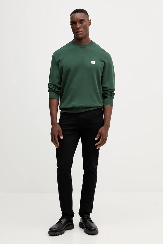 Calvin Klein Jeans felpa LV04RC273G verde AW25