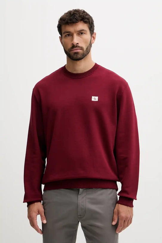 Calvin Klein Jeans bluză burgundia LV04RC273G