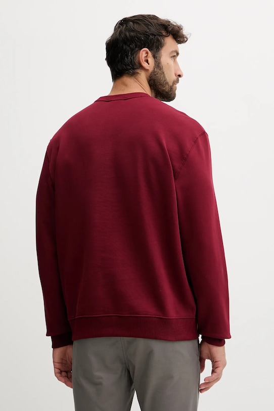 Calvin Klein Jeans bluză LV04RC273G burgundia AW25
