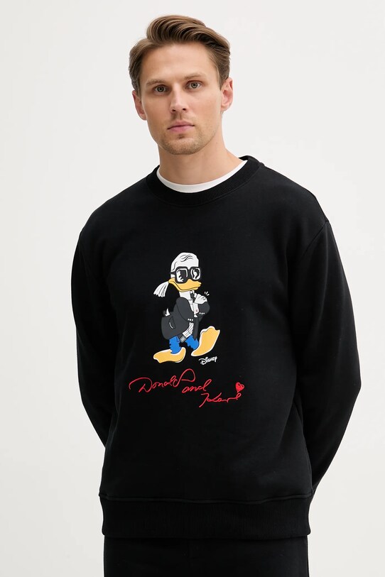 Mikina Karl Lagerfeld DISNEY bez kapuce černá 553930.705098