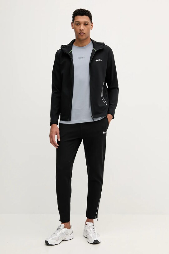 BOSS Green felső 50542948 fekete AW25