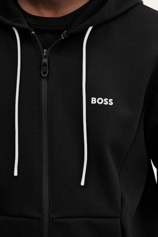 BOSS Green bluză negru 50542974