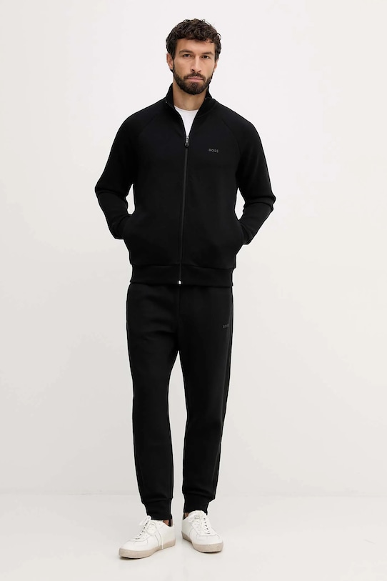 BOSS Green dres z elastanem czarny 50543886