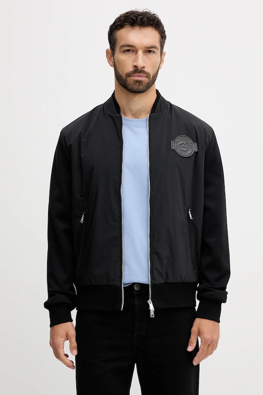 BOSS kurtka bomber bez kaptura czarny 50543675