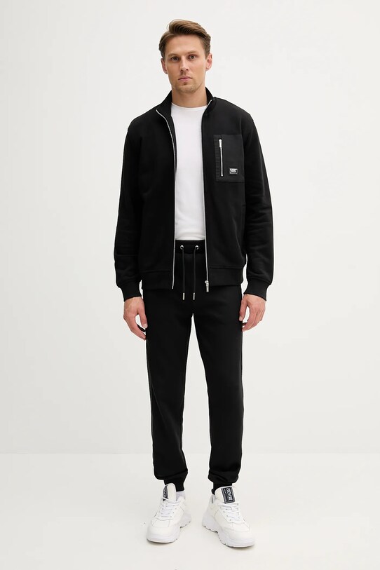 Bavlněná mikina Karl Lagerfeld 553917.705036 černá AW25