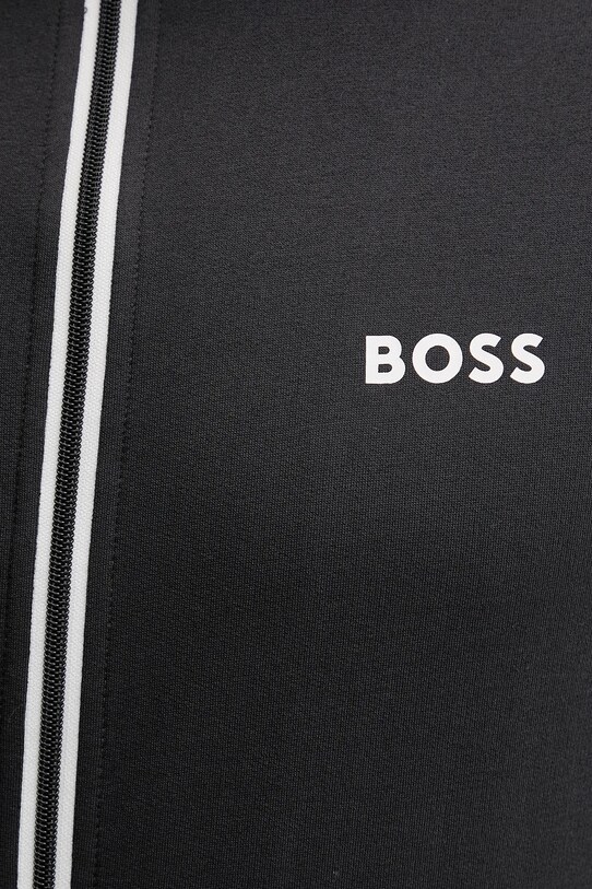 Mikina s kapucňou BOSS 50545564 sivá