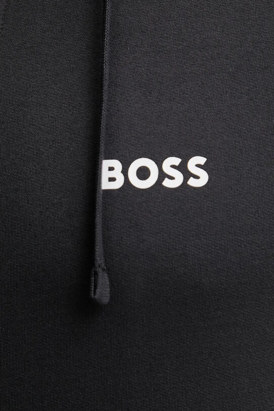 BOSS hanorac lounge din bumbac 50545573 gri