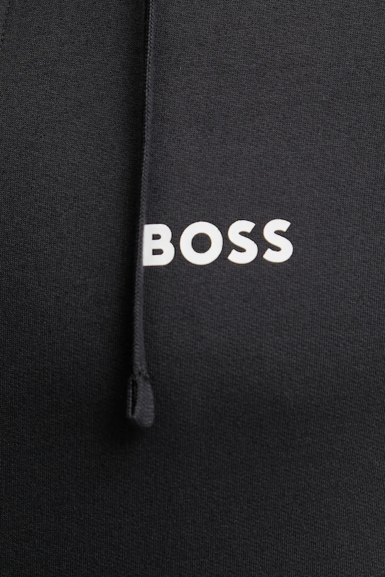 BOSS bluza bawełniana lounge 50545573 szary