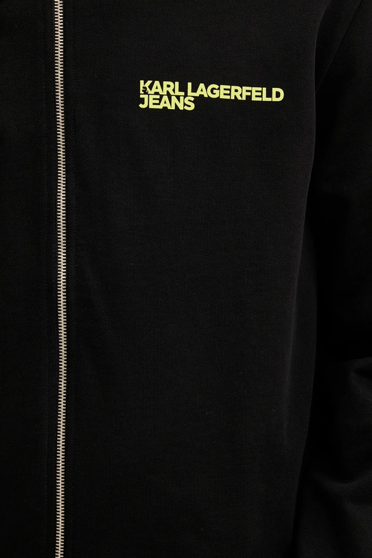 Karl Lagerfeld Jeans hanorac de bumbac A3M20030 negru