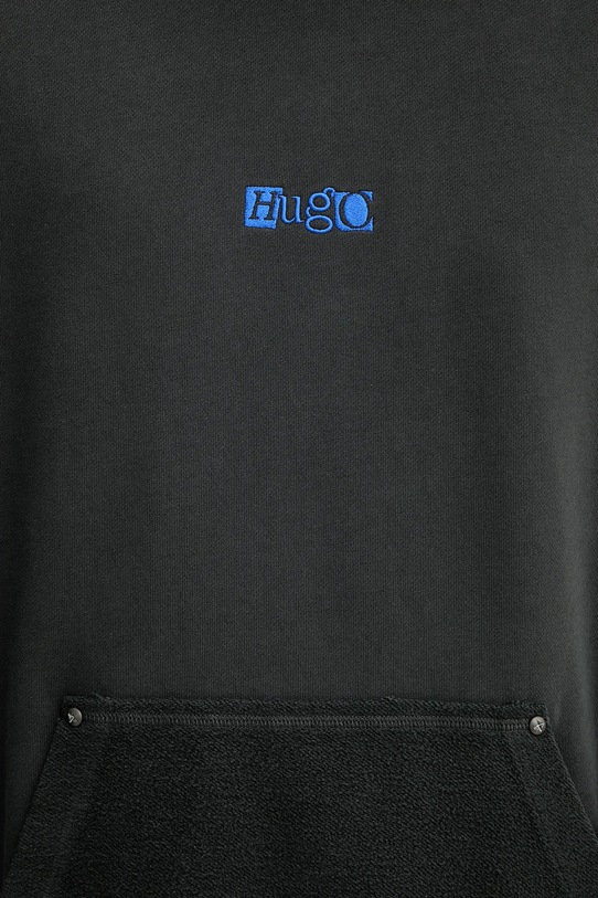 Hugo Blue bluza bawełniana 50542799 szary