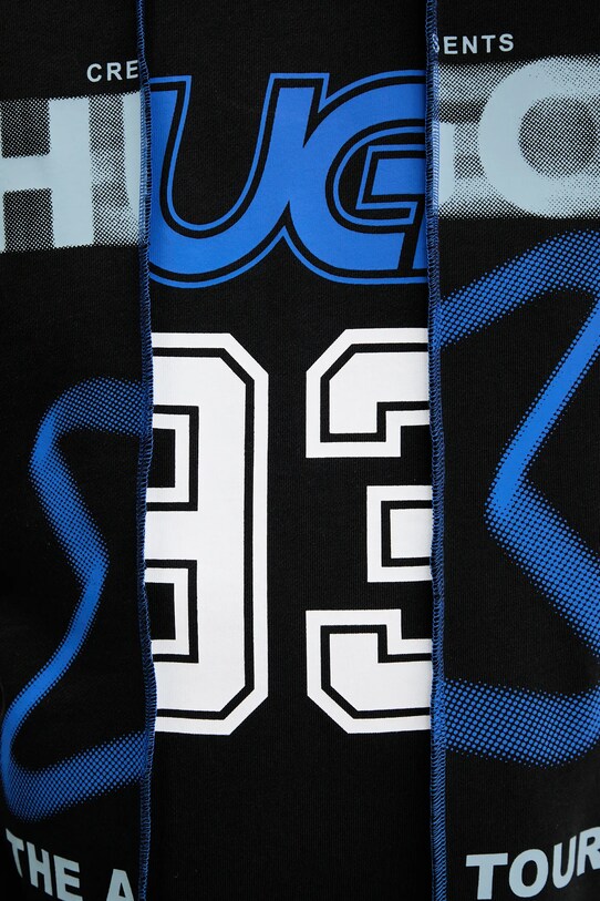 Bavlnená mikina Hugo Blue 50544212 čierna