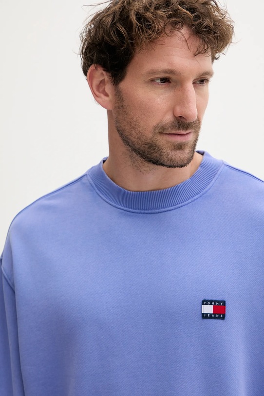 Дрехи Памучен суичър Tommy Jeans DM0DM22079 син