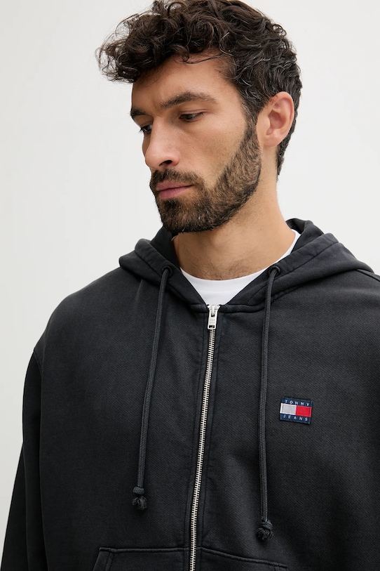 Odzież Tommy Jeans bluza bawełniana DM0DM22080 szary