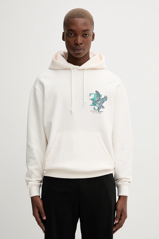 Oblečenie Mikina Tommy Jeans DM0DM22088 krémová