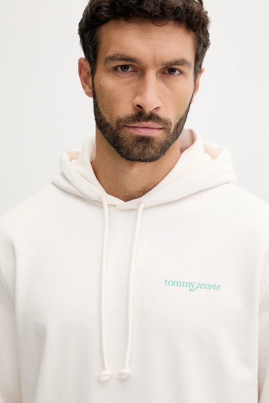 Îmbrăcăminte Tommy Jeans hanorac de bumbac DM0DM22112 bej