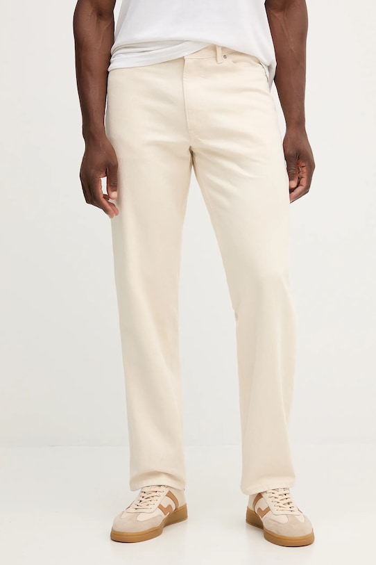 Michael Kors jeansy bawełniane beżowy CS5900KBK8