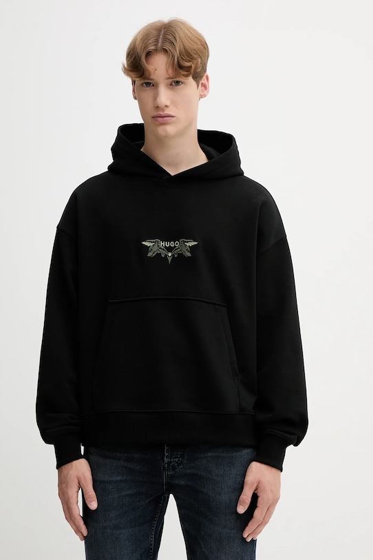Îmbrăcăminte HUGO hanorac de bumbac 50542558 negru