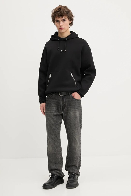 Μπλούζα HUGO 50542583 μαύρο AW25