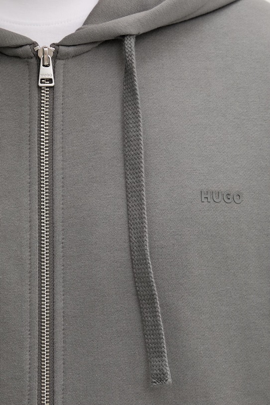 HUGO mikina s kapucňou pánska Dapozip 50548651 sivá