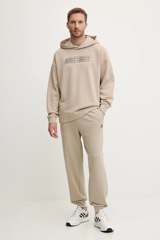 Guess pamut melegítőfelső MENTORE Z5YQ00.KCE91 bézs AW25