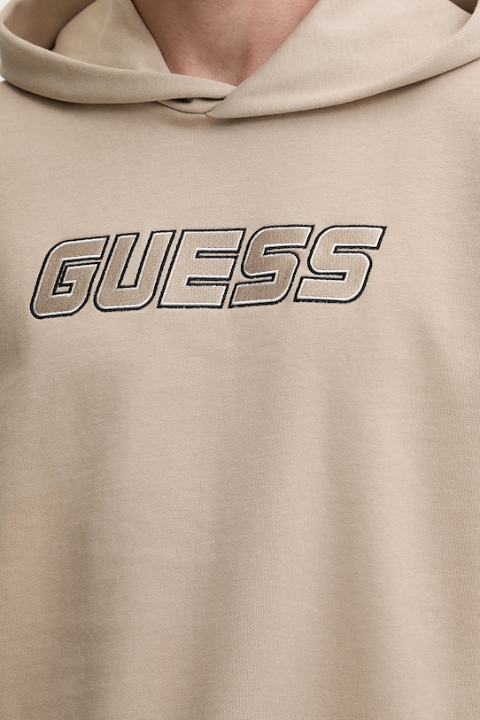 Guess felpa in cotone MENTORE beige Z5YQ00.KCE91