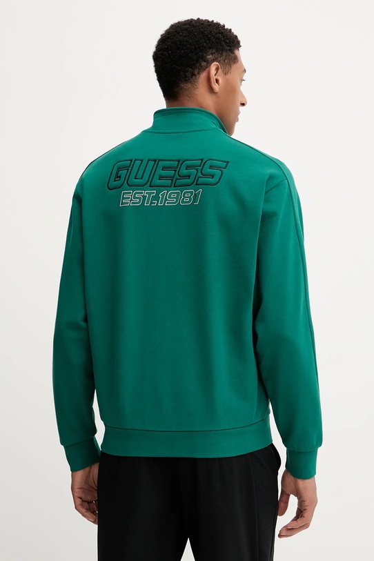 Odzież Guess bluza bawełniana MENTORE Z5YQ02.KCE91 zielony