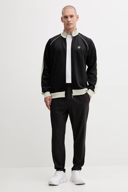 Μπλούζα Guess FULVIO Z5YQ21.KCRU2 μαύρο AW25