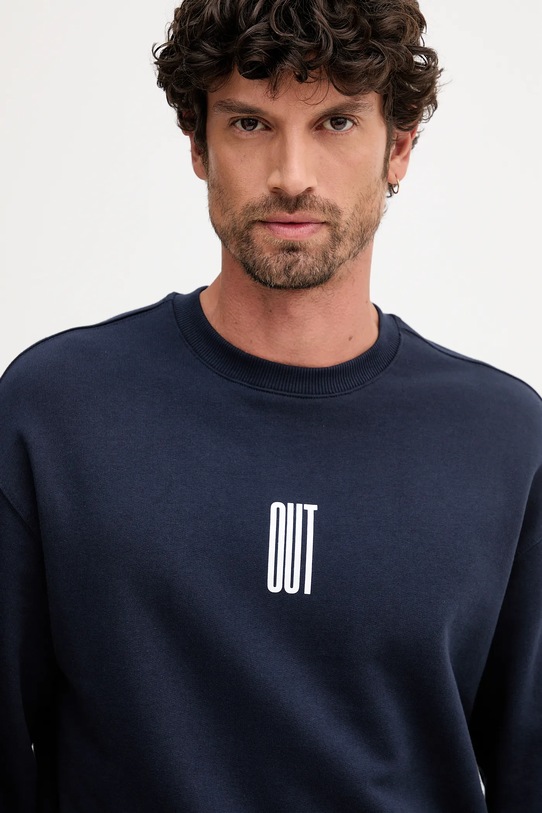 United Colors of Benetton hanorac de bumbac bleumarin 3FWYU10AZ