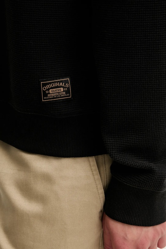 Πουλόβερ Guess Originals M5YQ31.KCU12 μαύρο