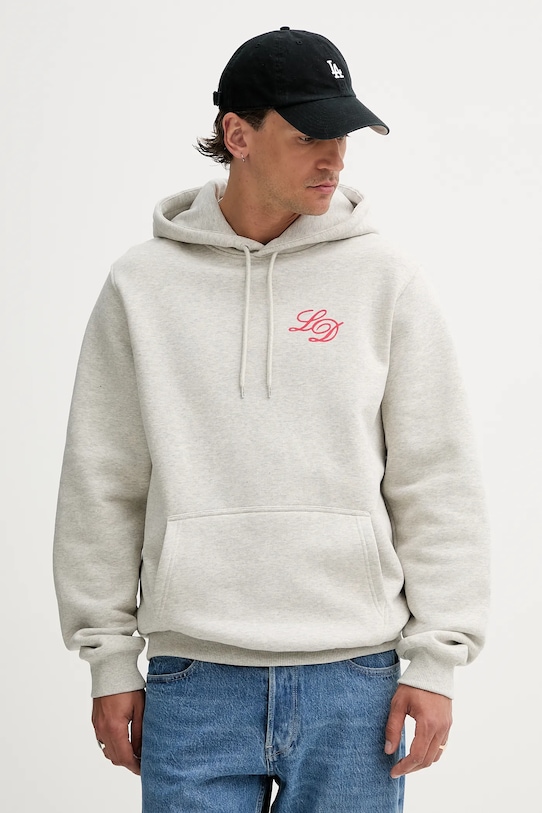 Les Deux hanorac de bumbac print gri 1000199