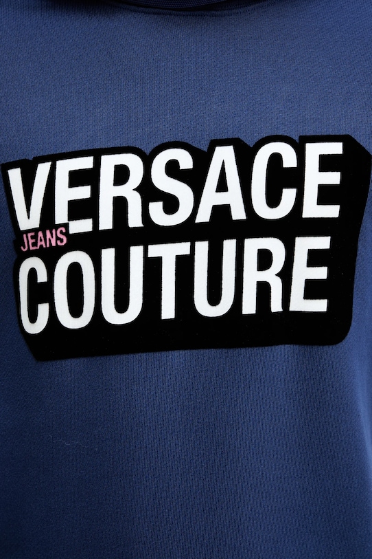Versace Jeans Couture bluza bawełniana 79GAIP05.CF07P granatowy