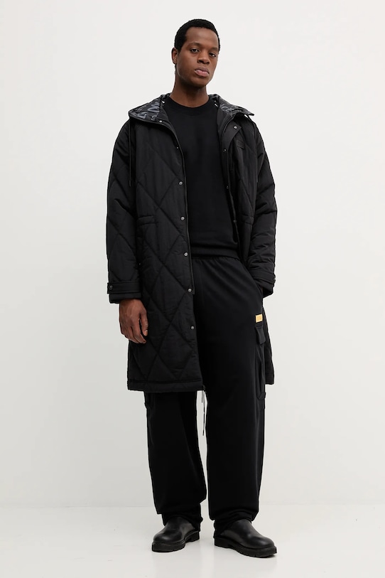 Versace Jeans Couture bluza bawełniana 79GAIC02.CF02C czarny AW25