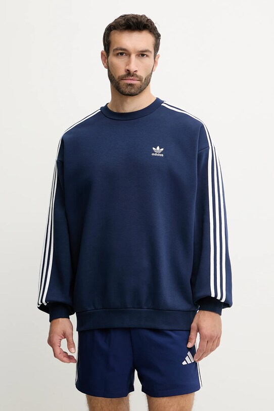 adidas Originals bluza Adicolor aplikacja granatowy JP1063
