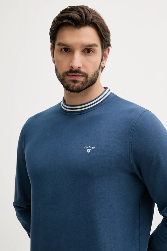 Barbour hanorac de bumbac ROSFORD bleumarin MOL0700