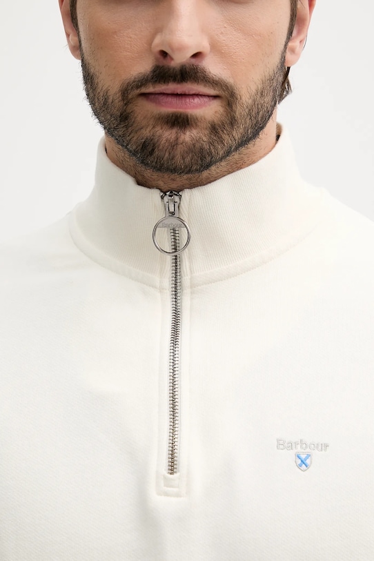 Barbour felpa in cotone ROSFORD MOL0701 beige
