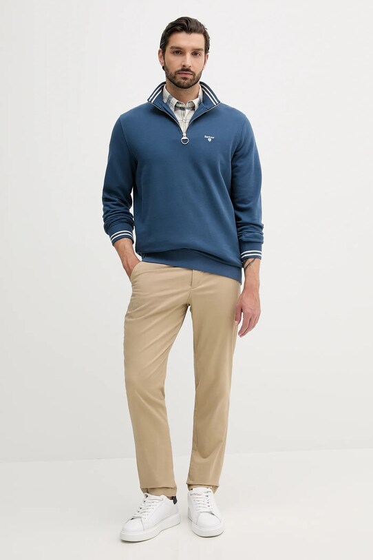 Barbour pamut melegítőfelső ROSFORD MOL0701 kék AW25