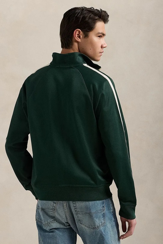 Μπλούζα Polo Ralph Lauren Lstrackjktm1 Long Sleeve Full Zip 710971833 πράσινο AW25