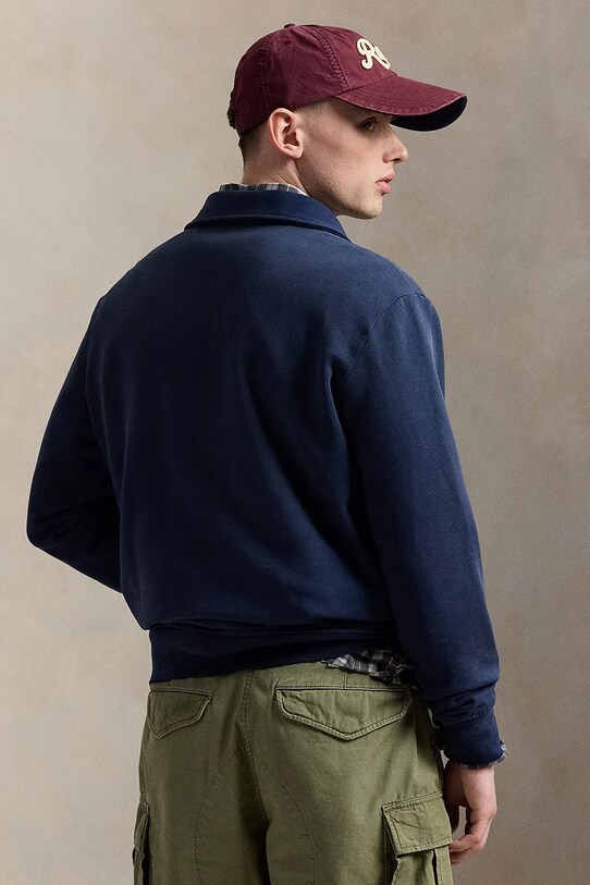 Polo Ralph Lauren bluza Lszipmnm1 Long Sleeve 710971834 granatowy AW25