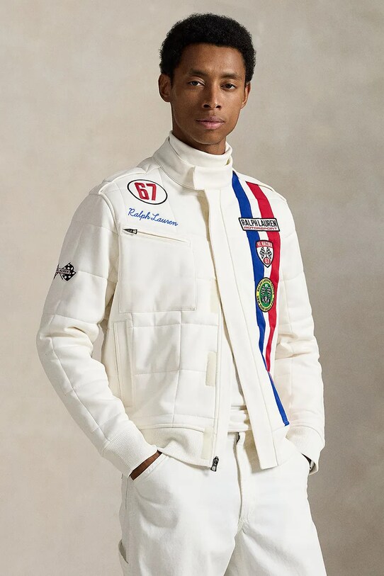 Dukserica Polo Ralph Lauren Lsfztrkjktm2 Long Sleeve Full Zip natpis bijela 710972332