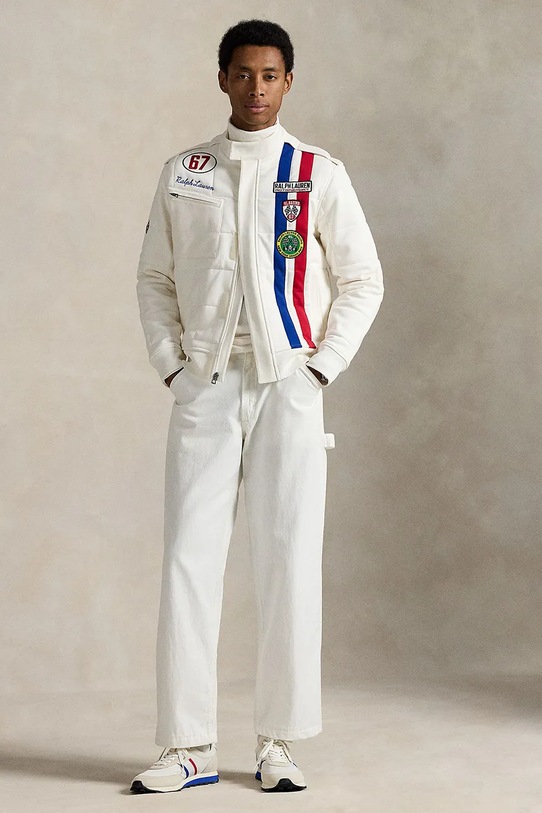 Ρούχα Μπλούζα Polo Ralph Lauren Lsfztrkjktm2 Long Sleeve Full Zip 710972332 λευκό